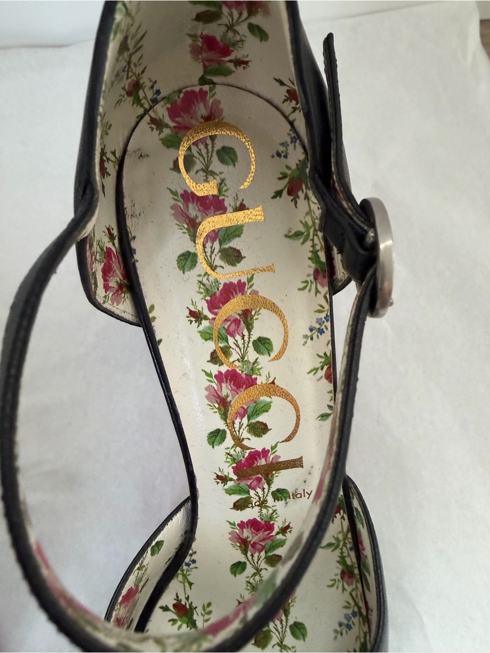 Gucci Mary Jane Platform Heels Size 38 - Picture 2 of 6